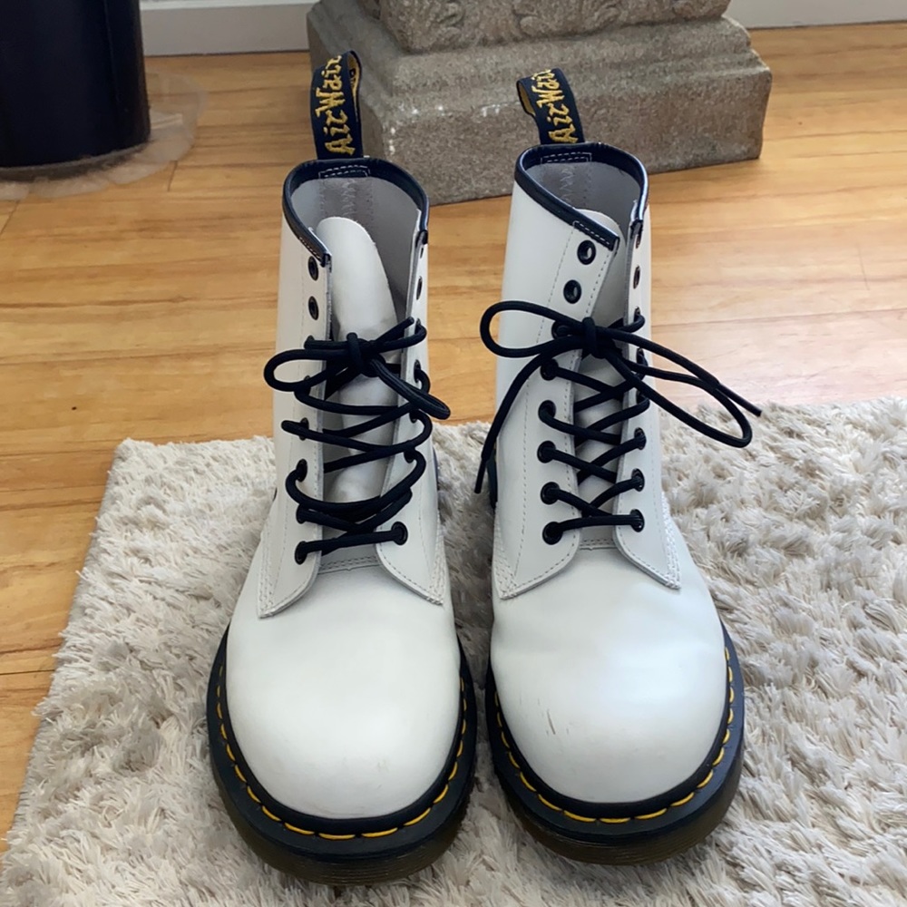 White Dr. Matrens Boots